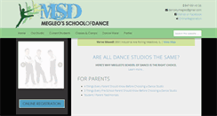 Desktop Screenshot of dancebymegleo.com