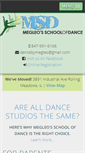 Mobile Screenshot of dancebymegleo.com